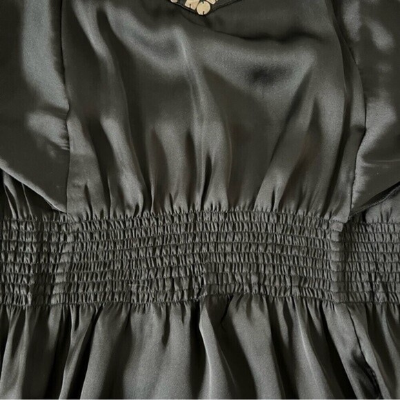 NWT Lucy Paris Flowy Black Flutter Sleeves Boho BlouseTop SZ Medium - Picture 12 of 14